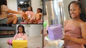 Janay Unboxing Her Birthday Gift And Cutting Her Cake