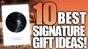 10 Remarkable Signature & Personalized Gift Ideas (For Him/Her)