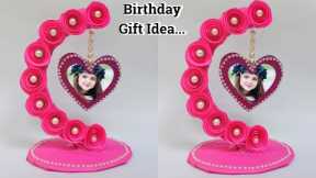 DIY : Beautiful Handmade Birthday Gift Idea • Love Hanging Birthday Gift 2023 • Birthday Photo Frame