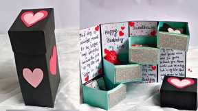 Beautiful Handmade Birthday Gift idea for Boyfriend |Handmade Gift Box Idea |paper crafts |tutorial