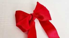 So that's how it's done! Make a bow