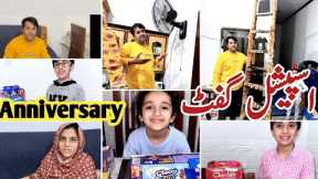 Anniversary Special gift to wife||Begum Hairan ho gye|| Bachon ka Surprise #anniversary #gift #vlog