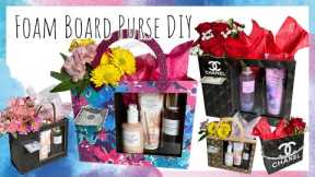 Designer-Inspired Mother's Day DIY Purse - Foam Board Craft, Holds Flowers/Gifts