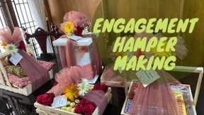 Engagement hamper making vlog ||engagement arrangements ||hamper making||nidas_world