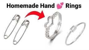 Safety Pin Ring Idea/How to make Ring/Handmade Ring/DIY Ring/Couple Love Rings/MakeRing/homemadering