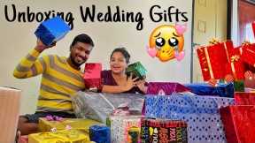 Unboxing Our wedding gifts 😍
