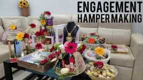 Engagement Hamper Making | Chocolate Tower|Chocolate Hamper|Phone Hamper | Chappal Hamper | Tutorial