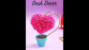 DIY Heart Desk Decor | Valentine Gift Ideas | Valentines Day Gifts for Him (1-minute video)