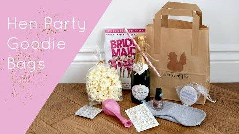 Hen Party / Bachelorette Party Bags -- Girls Night In