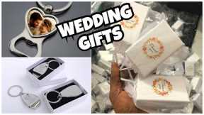 WEDDING GIFTS/ SOUVENIRS IDEAS | ORDERED MY WEDDING SOUVENIRS ONLINE |