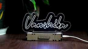 Personalized Name Acrylic 3d Illusion Led Lamp | Couple Name Gifts | Photo Gifts | Photo Gift Ideas