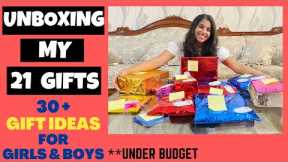What I Got For My 21st Birthday | 30+ Birthday Gift Ideas | My 21 Birthday gifts | Mee Sandhya |
