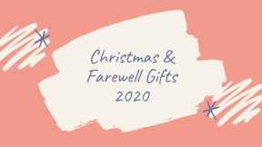 CHRISTMAS AND FAREWELL GIFTS 2020