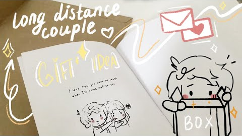 LONG DISTANCE RELATIONSHIP GIFT IDEAS | Making an anniversary gift for my LDR boyfriend  ❤️