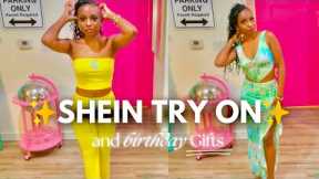 SHEIN Try On Haul | UNBOXING Birthday Gifts 🎁 | Summer Outfits