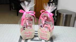 #dollartree  Diy Valentine's Teacher Gift Baskets 2023