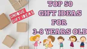 50 Gift Ideas For 3-8 Years Old | Useful and Unique Gift Ideas For Kids | Gift Ideas For Kids | 2023