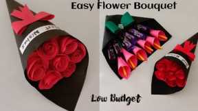 Make Flower Bouquet For Loved Ones | Chocolate Bouquet | Diy Gift valentines day bouquet