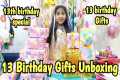 13 Birthday Gifts Unboxing | Prabhu