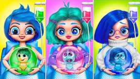 Inside Out 2! Envy, Joy and Sadness Became Mommies! 32 LOL OMG DIYs