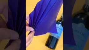 How to gift wrap a Wine bottle in a super easy way