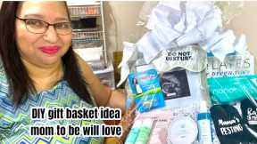 Diy Gift Basket Idea for Pregnant Women / Mom to Be will love