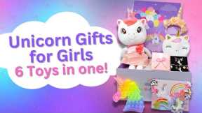 Unicorn Gifts for Girls - 6 Toys In One!