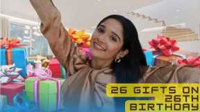 I Got 26 Gifts On My 26th Birthday! | Vaishnavi Choudhary