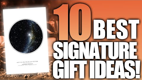 10 Remarkable Signature & Personalized Gift Ideas (For Him/Her)