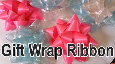 DIY/ RIBBON / WEDDING GIFT WRAP