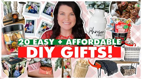 20 thoughtful DIY gift ideas people ACTUALLY want! 🌲 (Affordable + Amazing!)