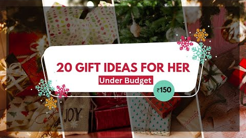 20 birthday gift idea in a low budget / 20 gifts for her / 20 gift ideas on her 20th birthday/gifts