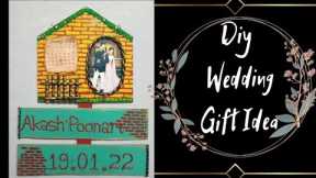 DIY Wedding Gift Idea | Couple Nameplate | DIY Wall Hanging | Customised Wedding Gift