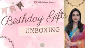 Unboxing My Birthday Gifts | Gift ideas for her | 30th Birthday #usvlogs