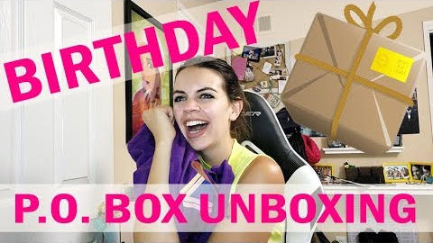 UNBOXING: Birthday Presents from my P.O. Box!!!