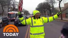 Beloved Chicago Crossing Guard Gets Special Toy Drive Surprise