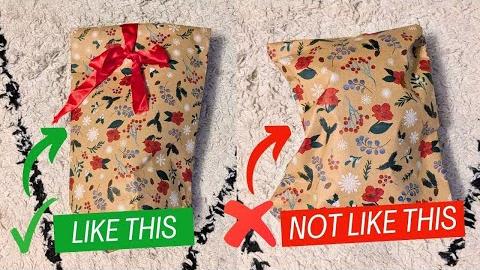 How to Wrap Gifts Like a Pro! 🎁 8 Christmas present Wrapping Hacks You’ll Love! Wrapping Tips