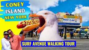 Come with us to Coney Island Surf Avenue -  Walking Tour - Coney Island New York