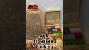 Bridal trousseau packing #bridal #trousseau #packing #bride #wrap #decor #wrapping #floral #wedding