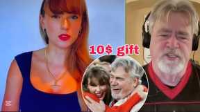 Taylor Swift’s HILARIOUS Reaction to Travis Kelce's Dad's $10 Birthday Gift!