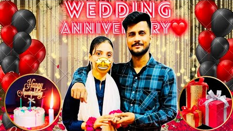 WEDDING ANNIVERSARY 👩‍❤️‍👨 | FOREVER TOGETHER ❤️| Special Gifts From Husband 🎁