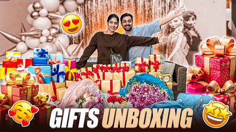 Unboxing birthday gifts