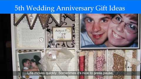 5th Year Wedding Anniversary Gift Ideas For Him