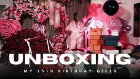 UNBOXING 25TH BIRTHDAY GIFTS - : The Most Thoughtful and Glamorous Surprises 🎁✨