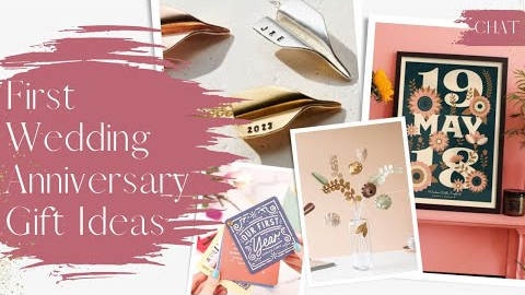 1st Wedding Anniversary Gift Ideas | Paper Themed Gift Guide