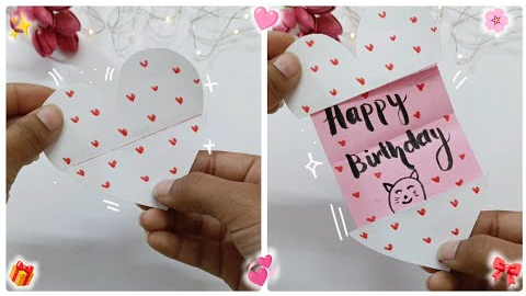 Birthday card idea | Birthday Gift Ideas | Easy happy birthday card | cute gift ideas