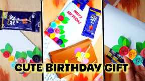 How to make birthday card for BF|Chocolate gift idea|#birthday #gift