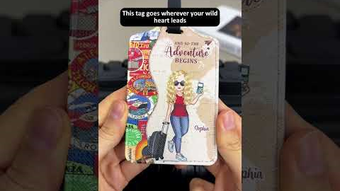 Tag her travel dreams #gifts #giftideas #luggagetag #summergift #giftforher #bestiegift
