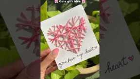 Cute Gift idea🌸 | QuinnsArte | #diy #shorts #giftideas