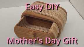DIY Mother's Day Gift - Simple Bandsaw Box It's Easy (Even I Can Do It)